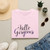 Hello Gorgeous T-Shirt | Purple & Black Graphic Tee | Boutique Women's Shirt | Confidence Apparel