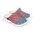 Mermaid Kiss Pink & Teal Ombre Kids EVA Clogs | Lightweight Youth Slip-On Garden Shoes | Colorful Summer Footwear
