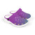 Ocean Spell Purple & Teal Ombre Kids EVA Clogs | Lightweight Youth Slip-On Garden Shoes | Colorful Summer Footwear