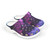 Galaxy Swirl Ombre Kids EVA Clogs | Lightweight Youth Slip-On Garden Shoes | Cosmic Space-Inspired Footwear