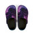 Galaxy Swirl Ombre Kids EVA Clogs | Lightweight Youth Slip-On Garden Shoes | Cosmic Space-Inspired Footwear