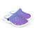 Twilight Light Purple & Blue Ombre Kids EVA Clogs | Lightweight Youth Slip-On Garden Shoes | Dreamy Everyday Footwear