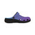 Twilight Light Purple & Blue Ombre Kids EVA Clogs | Lightweight Youth Slip-On Garden Shoes | Dreamy Everyday Footwear