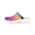 Rainbow Ombre Kids EVA Clogs | Lightweight Youth Slip-On Garden Shoes | Colorful Everyday Footwear