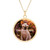 Artistic Round Photo Pendant Necklace — Personalized Photo Jewelry (Artistically enhanced)