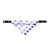 Purple Heart Pattern Customize with your pets Name Bandana