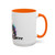 Personalized Rainbow Splash Pet Accent Mug | Custom Dog or Cat Photo Coffee Mug | Personalized Pet Lover Gift
