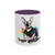 Personalized Rainbow Splash Pet Accent Mug | Custom Dog or Cat Photo Coffee Mug | Personalized Pet Lover Gift