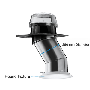 Solatube 250mm Skylight Kit (160DS) - Ideal for bathrooms, shower rooms, hallways, wardrobes & en-suites.