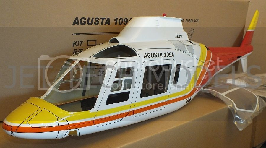 AGUSTA A109 / アグスタ 109A / スケールボディ / 胴枠はT-REX 600 EPS