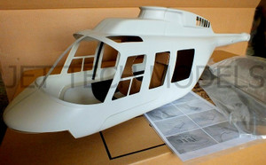 FUNKEY Scale Fuselage Long Ranger .50 (600) size kit - (Unpainted Version) FUNKEY Scale Fuselage Long Ranger .50 (600) size kit - (Unpainted Version)