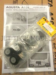 FUNKEY Landing gear for Agusta 109A .30 (550) size FUNKEY Landing gear for Agusta 109A .30 (550) size