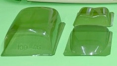 FUNKEY AGUSTA 109A .50 ( 600 size ) FULL SET WINDOWS