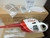 FUNKEY Scale fuselage Hughes 500D .50( 600 ) size RED Color with Landing Skid
