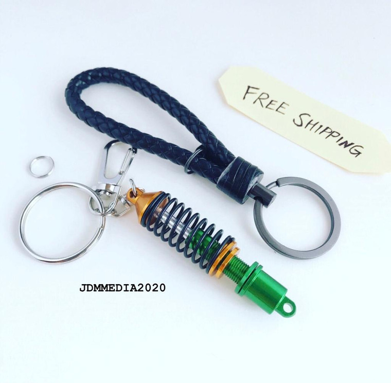 Coilover Damper Keychain Gold & Black (FREE SHIPPING)