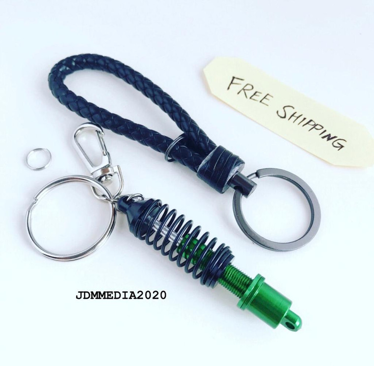 Coilover Damper Keychain All Black (FREE SHIPPING)