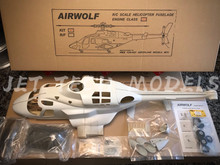 FUNKEY AIRWOLF .30 / 550 size scale fuselage KIT (Unpainted version) with retract landing gear