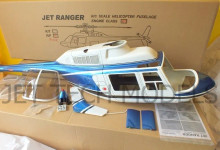 FUNKEY Scale Fuselage Jet Ranger .60 (700) size Blue Color