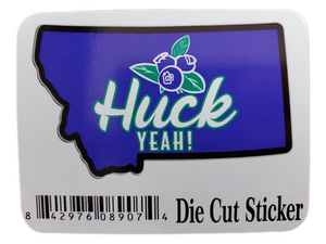 MONTANA HUCK YEAH DIE CUT STICKER