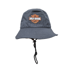 MENS BLACK HD PRIMARY BAR & SHIELD BUCKET HAT - BEARTOOTH