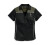 HARLEY-DAVIDSON® WOMENS WOUNDED WARRIOR WOVEN SHIRT BLACK COLORBLOCK 