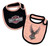 Harley-Davidson® Baby Girls' 2 Pack Bar & Shield Knit Bibs, Dusty Pink/Black
