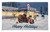 Harley-Davidson® Biker Santa Happy Holidays Entry Mat, Printed Thick Rubber Mat