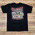 MEN'S BLACK H-D B&S LEF CHEST T-SHIRT - POST CARD