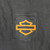 MEN'S BLACK H-D OPEN B&S POCKET T-SHIRT - POST CARD