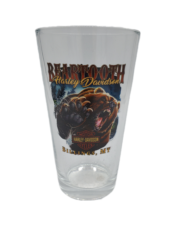 BEARTOOTH HARLEY-DAVIDSON® RIVER BEAR PINT GLASS