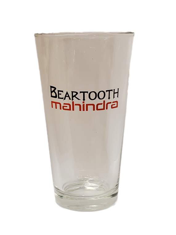BEARTOOTH MAHINDRA® LOGO PINT GLASS