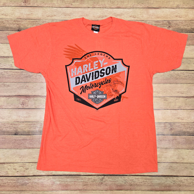 MEN'S ORANGE HD FLIGHT T-SHIRT - RIVER BEAR