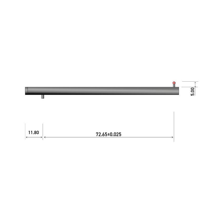 100mm 2.0mm Dia Ball 5.0mm Shank Clr T/Min 5 Sty