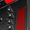 2004-2008 Nissan Maxima LED Tail Lights (Matte Black Housing/Clear Lens)