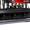 1999-2004 Ford F-250/F-350/F-450/F-550/Excursion Factory style Headlights w/ SMD LED Light Strip (Matte Black Housing/Clear Lens)