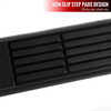 2019-2021 Chevrolet Silverado/GMC Sierra Crew Cab 3" Black Stainless Steel Side Step Nerf Bars