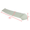 2006-2011 Toyota Yaris Hatchback Grey Primer ABS OE Style Rear Spoiler