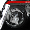 2005-2007 Honda Odyssey Factory Style Crystal Headlights w/ 9006 Bulbs (Matte Black Housing/Clear Lens)