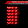 2007-2009 Dodge RAM LED Tail Lights (Chrome Housing/Red Lens)