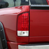 2007-2009 Dodge RAM LED Tail Lights (Chrome Housing/Red Lens)