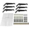 2015-2024 Chevrolet Colorado/GMC Canyon Crew Cab 3" Chrome Stainless Steel Side Step Nerf Bars