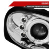 1998-2002 Chevrolet Camaro Dual Halo Projector Headlights (Chrome Housing/Clear Lens)