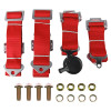 Universal Red 4 Point Quick Release Camlock Racing Seat Belt Safety Harness