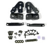 2009-2018 Dodge RAM 1500 / 2010-2024 RAM 2500 3500 4500 5500 Crew Cab 3" Black Stainless Steel Side Step Nerf Bars