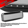 2005-2007 Ford F-250/F-350/F-450/F-550/Excursion Black ABS Rivet Style Grille w/ Stainless Steel Mesh