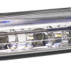Universal 4W 8 LED 6000K Daytime Running Lights (Chrome Housing/Clear Lens)