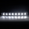 Universal 4W 8 LED 6000K Daytime Running Lights (Chrome Housing/Clear Lens)