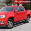 2015-2024 Chevrolet Colorado/GMC Canyon Crew Cab Chrome Stainless Steel Side Step Nerf Bars