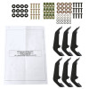 2015-2024 Chevrolet Colorado/GMC Canyon Crew Cab Chrome Stainless Steel Side Step Nerf Bars