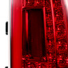 2015-2020 GMC Yukon/Yukon XL Denali SLE/SLT LED Tail Lights (Chrome Housing/Red Clear Lens)